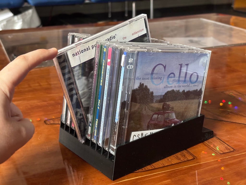CD Jewel Case Holder Rack (Parametric)