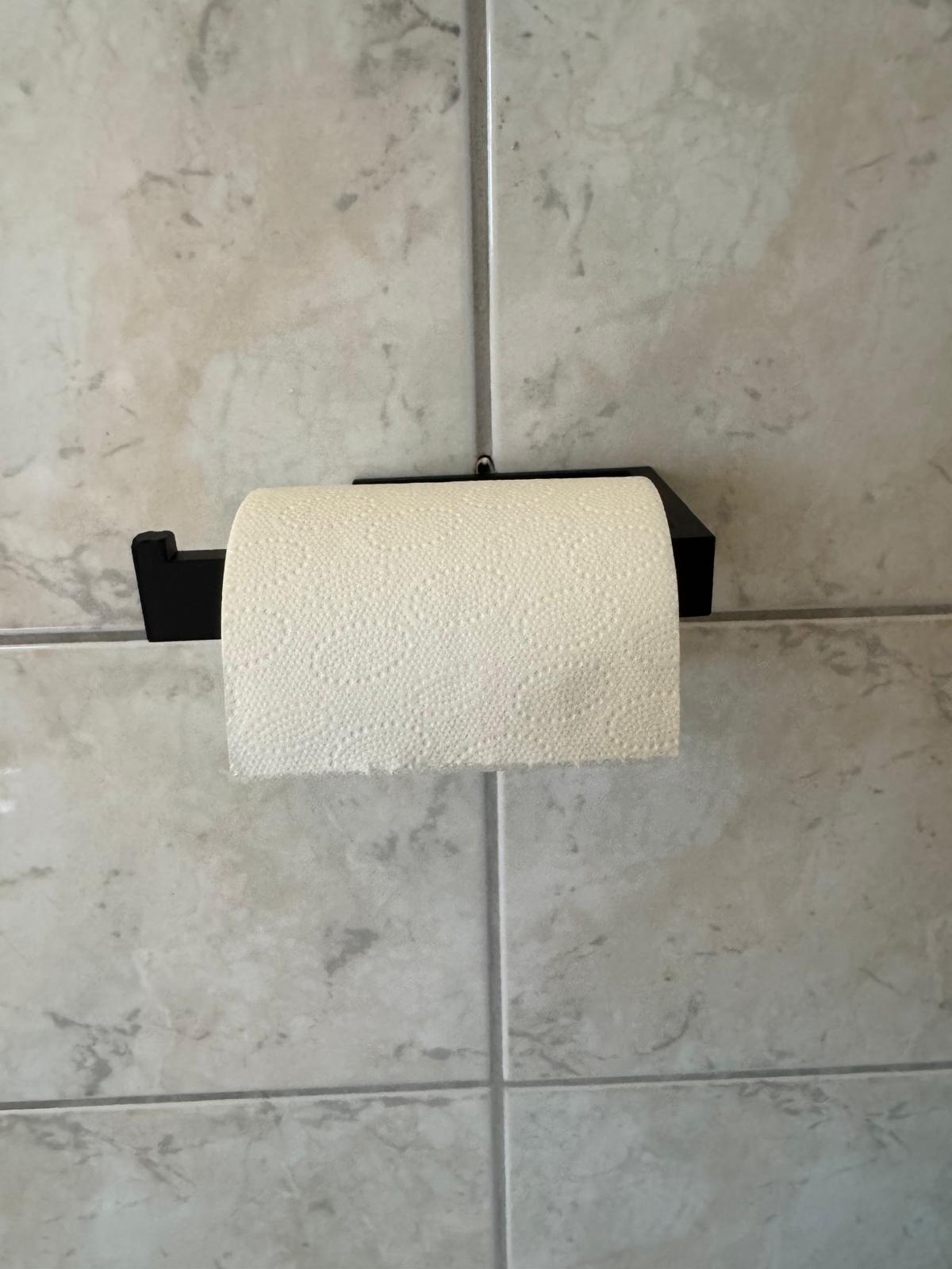 Handtuchhalter + Toilettenpapierhalter