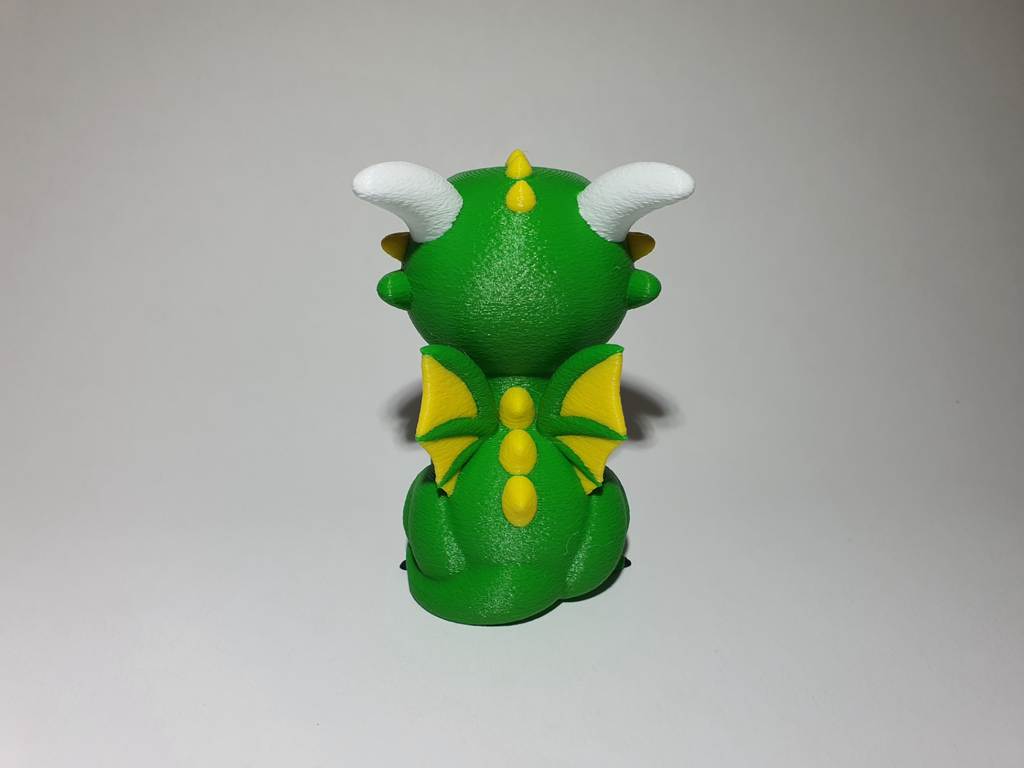 Dragon multicolor fuzzy skin