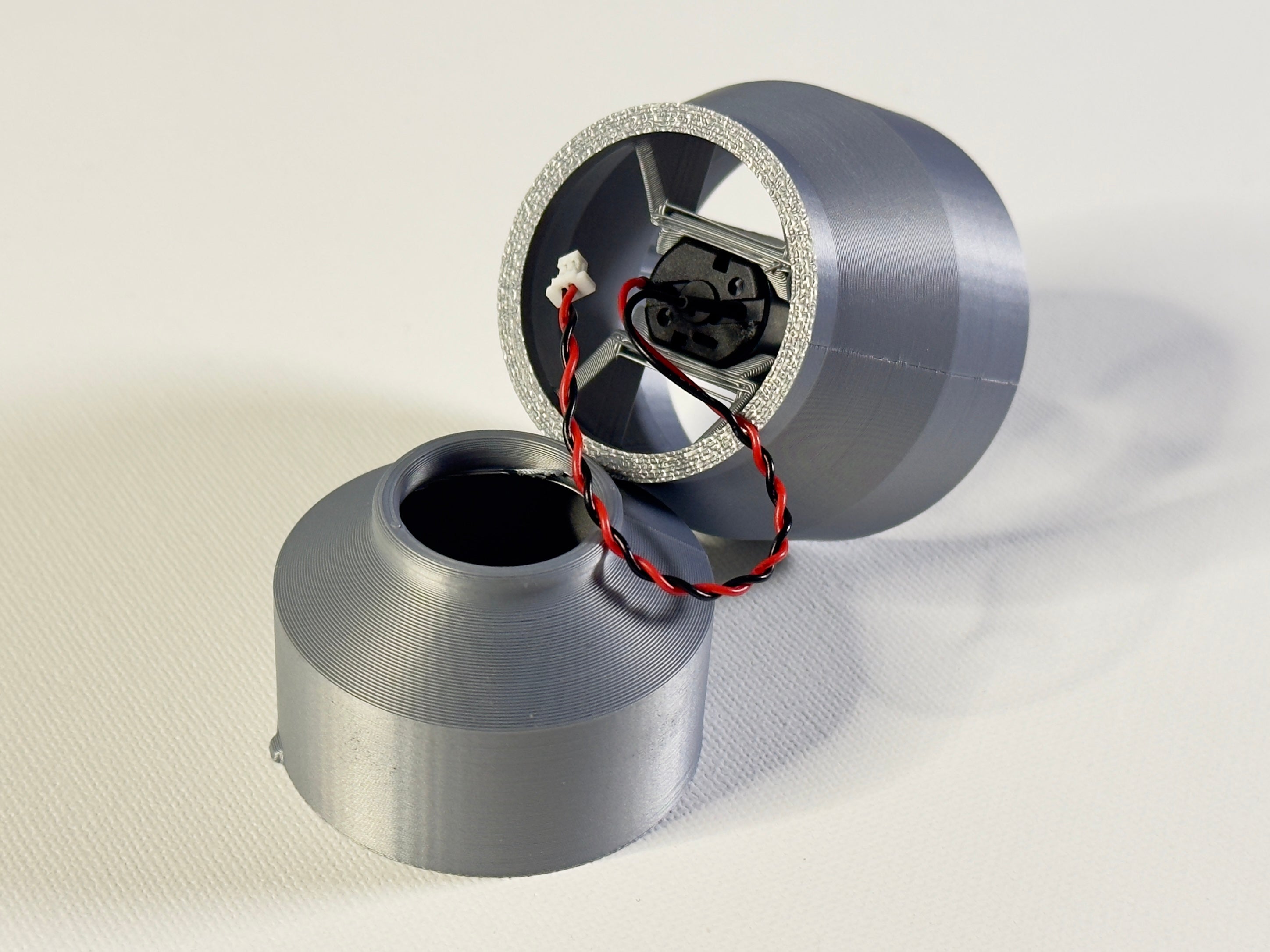 Open Source Fully Printable Vacuum Turbine Set