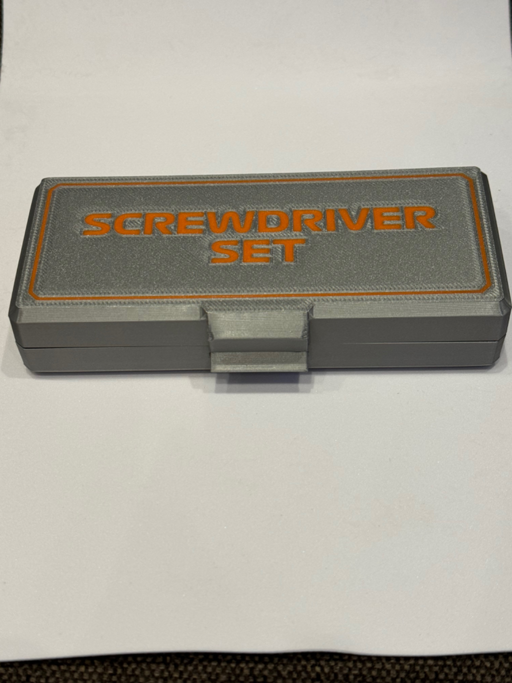 Ultimate Screwdriver Box with integrated hinges