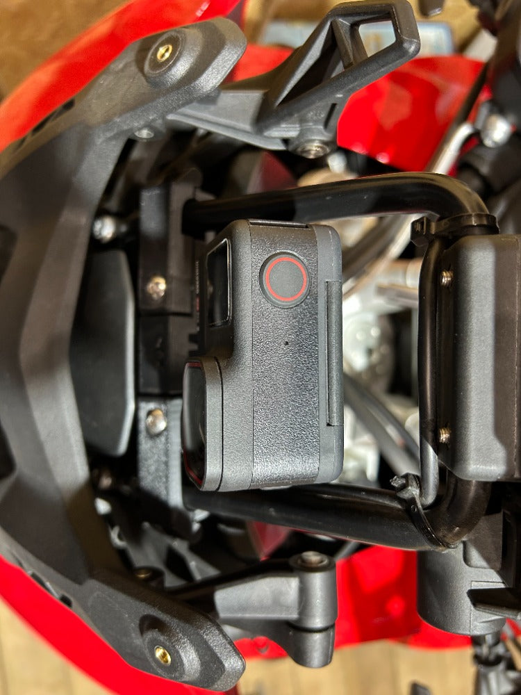 BMW GS GSA XR action camera Gopro DJI Insta360