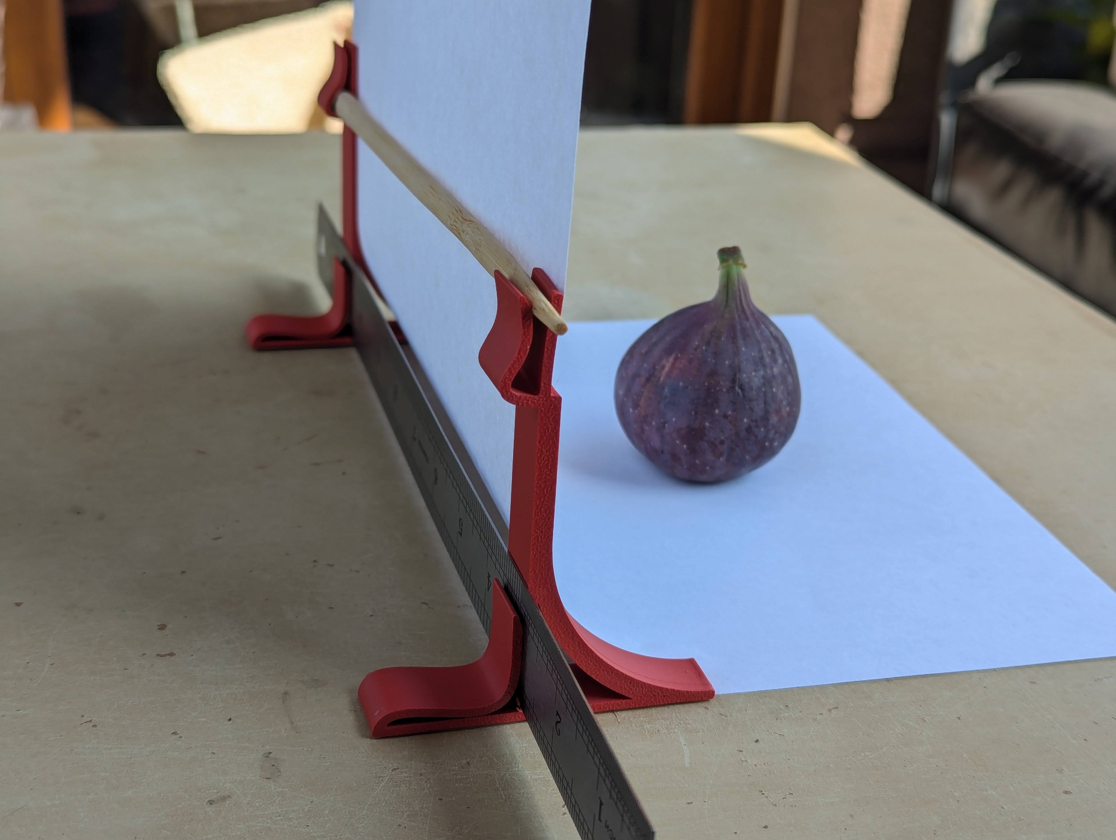 Photo studio on table, background stand A4, A3, A2