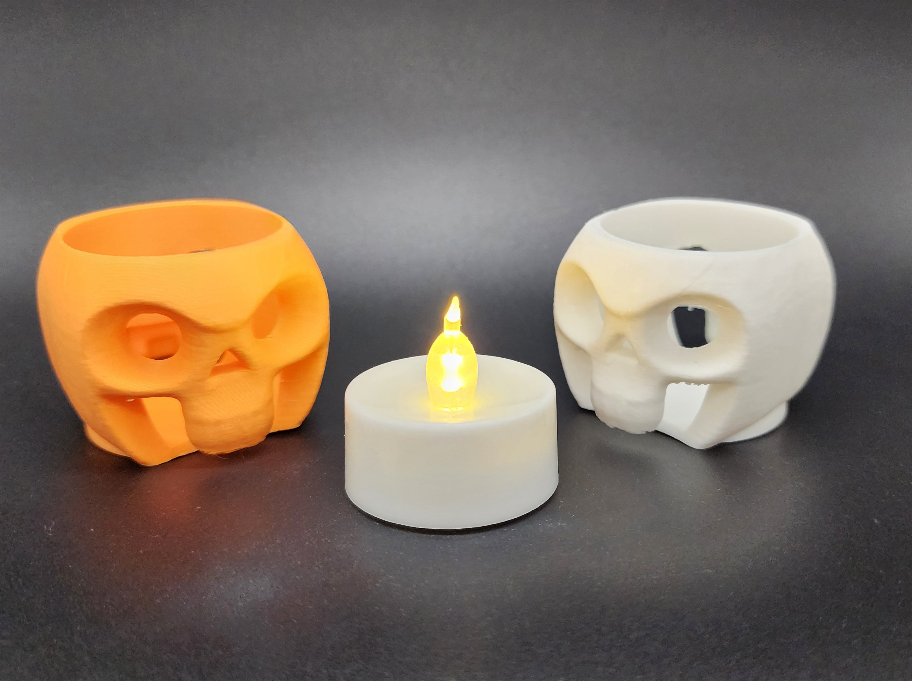 Skull Tea Light Holder