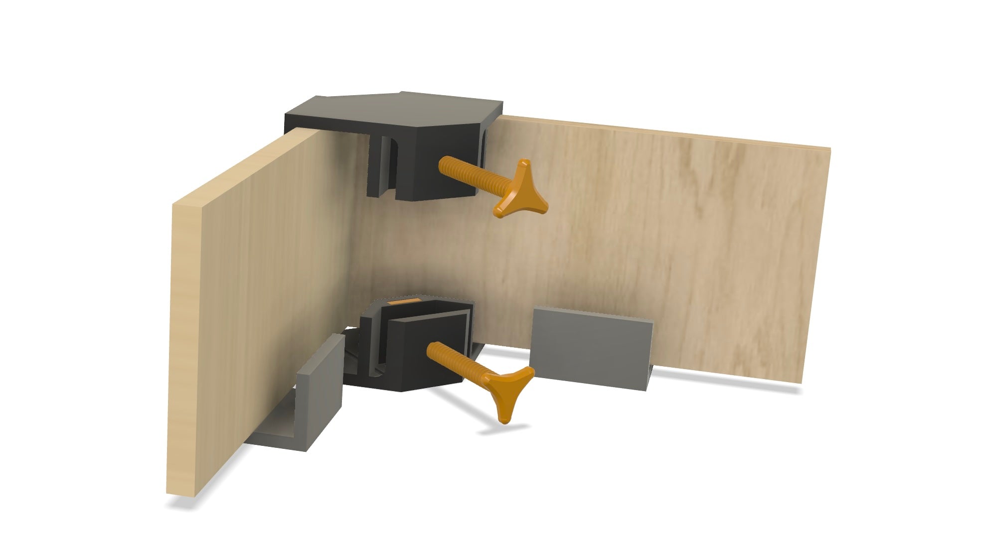 Quick 90° Corner Clamp – One-Screw Woodworking Jig