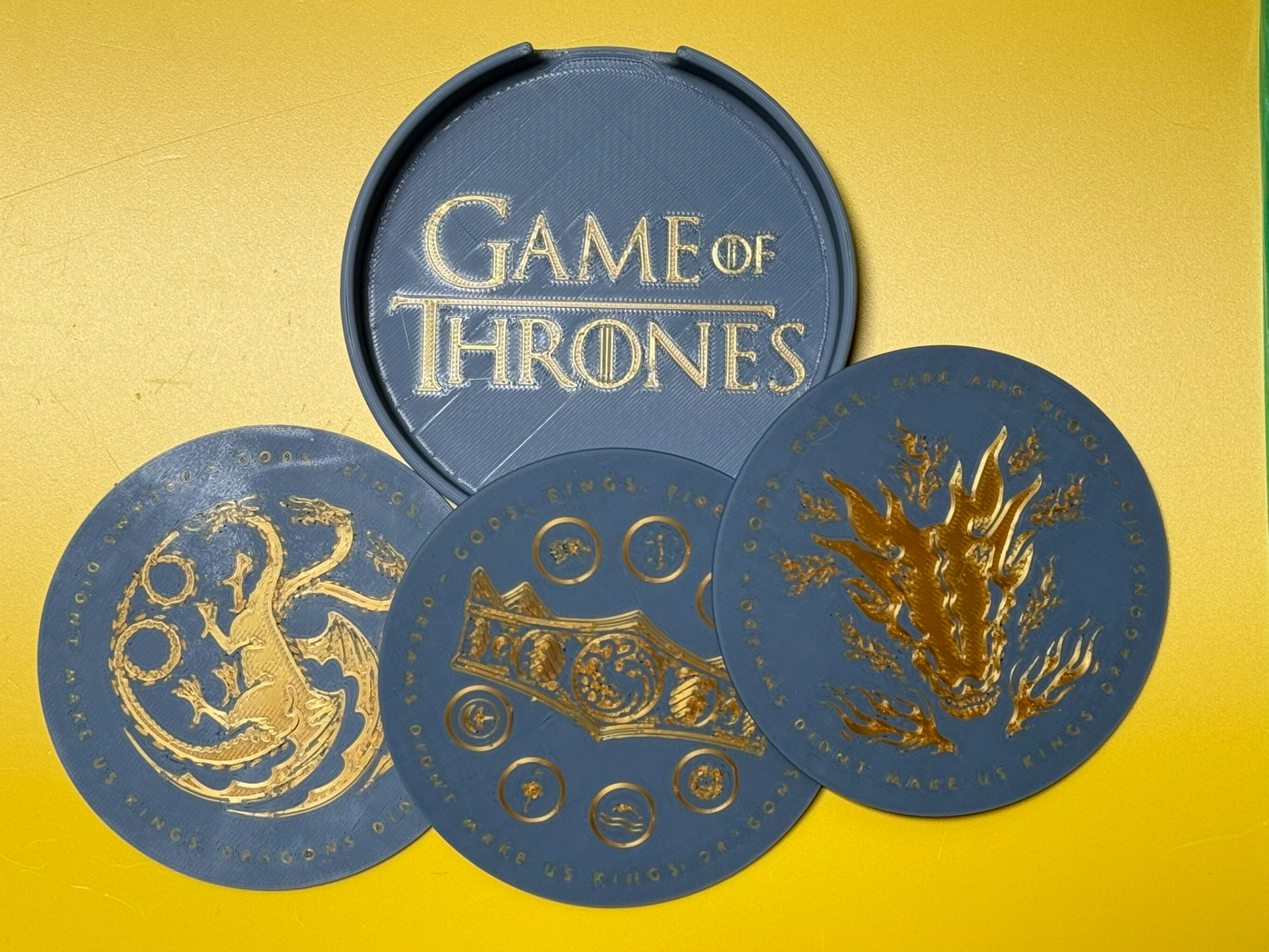 Game of Thrones coaster set with container