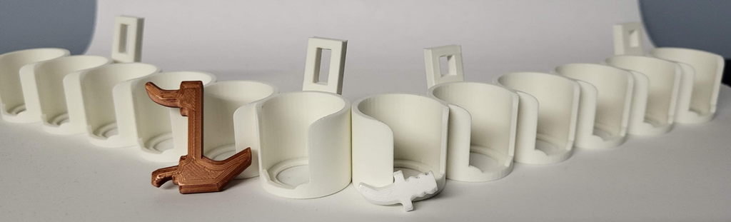 Multiboard/HSW Offset 26mm Paint Rack - 6 bottles