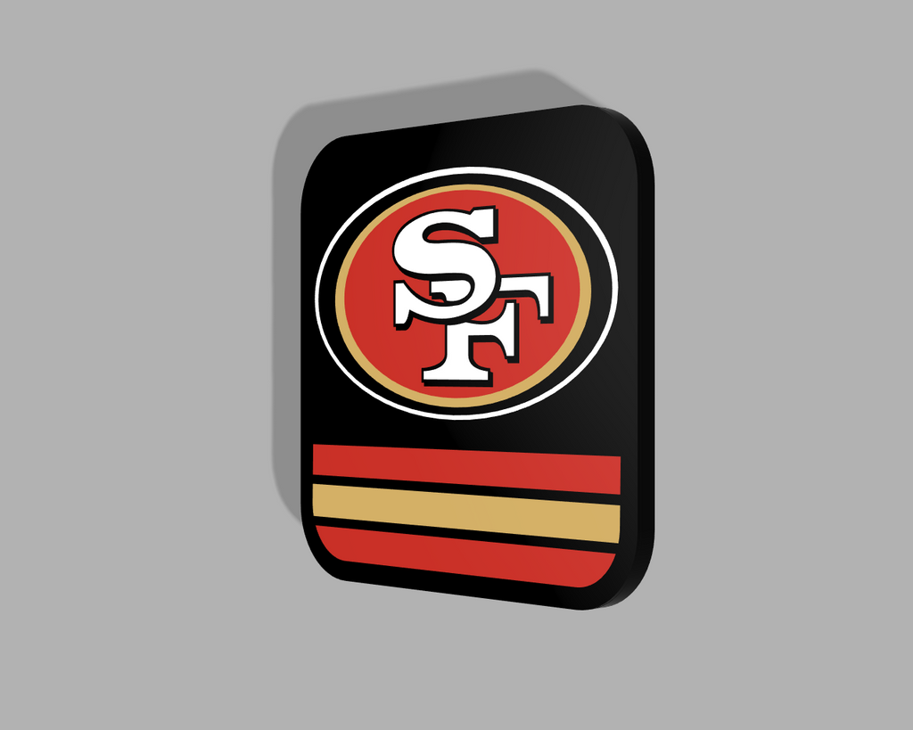 San Francisco 49ers Coasters and Holder