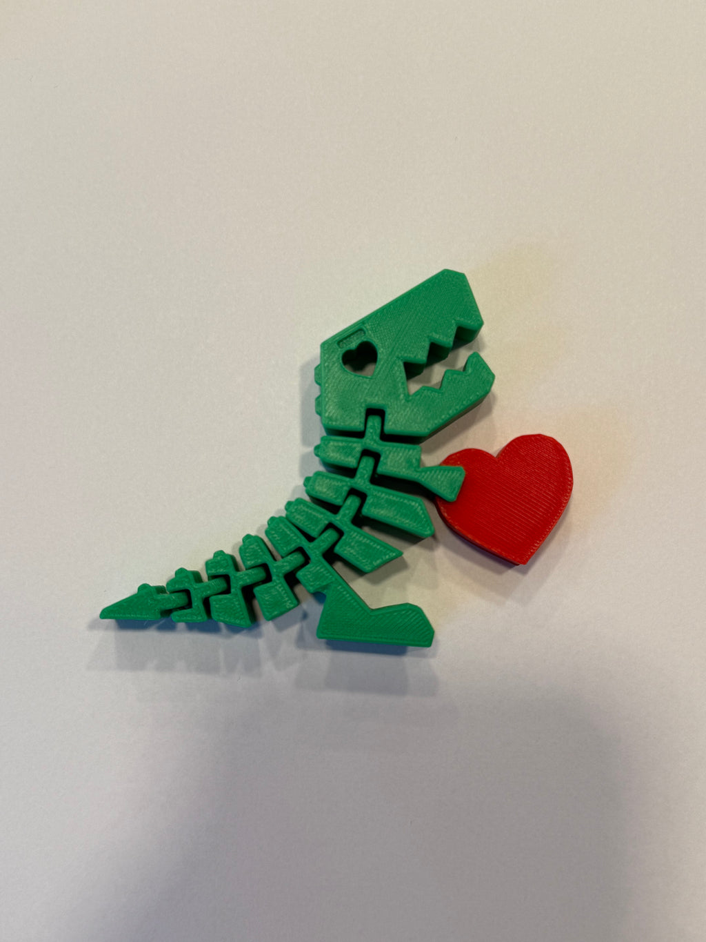 Flexi Rex With Heart For Valentine's Day