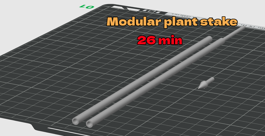 Modular plant stake
