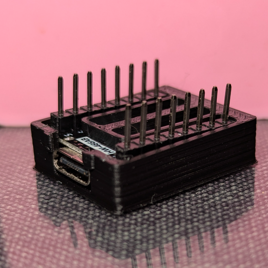 Single Piece ESP32 C3 Super-Mini Holder Case