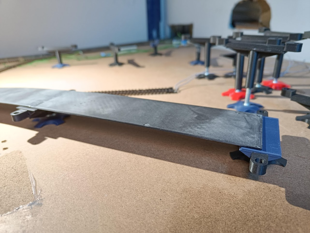 N scale ramp supports