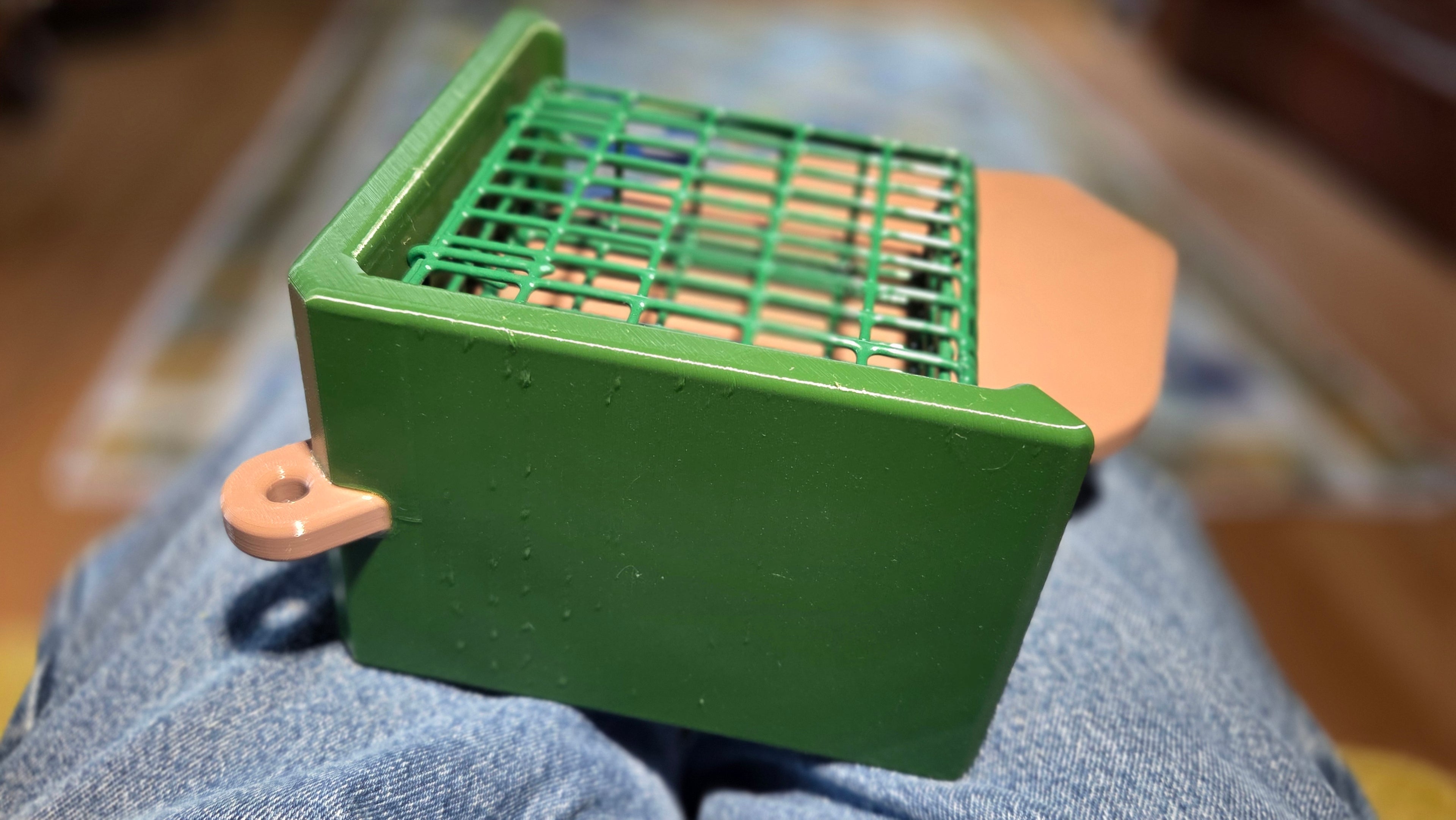 Double Suet Tail-Prop Feeder Great for Woodpeckers
