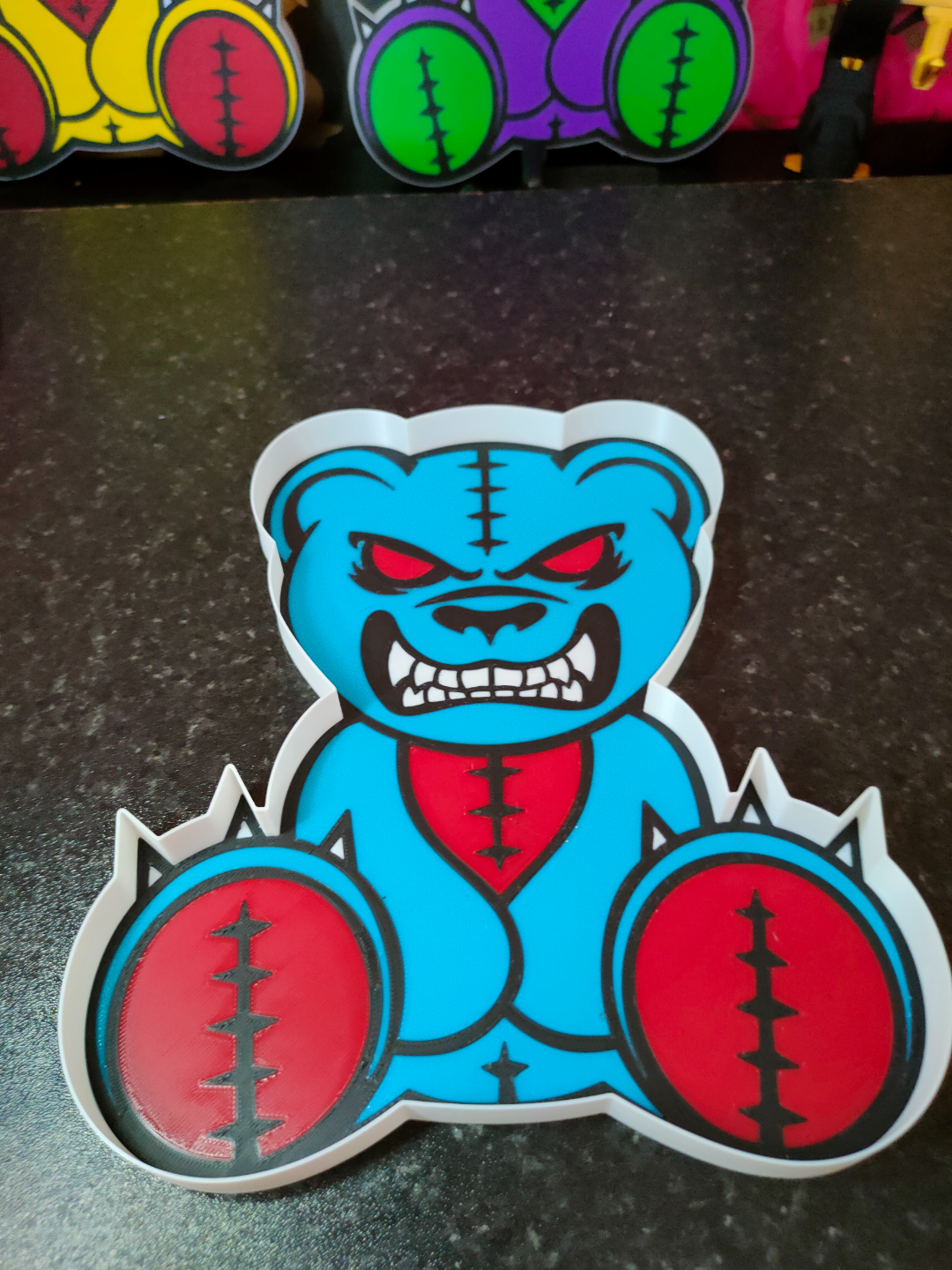 Horror Teddy Light Box