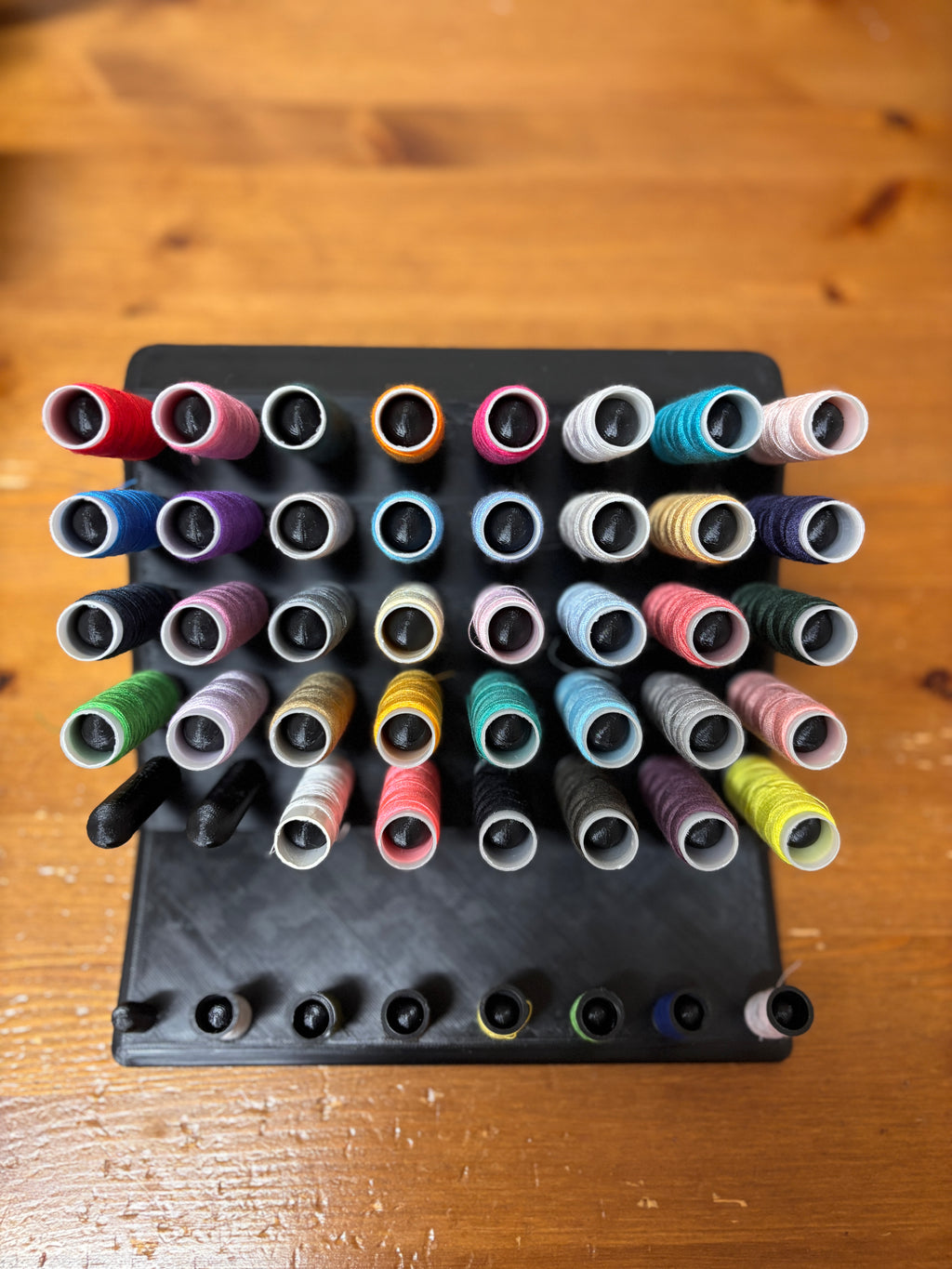 Thread Spool Rack – 40 Spool Sewing Organizer
