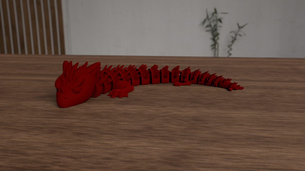 Big Spiked Dragon Lizard (Articulated)