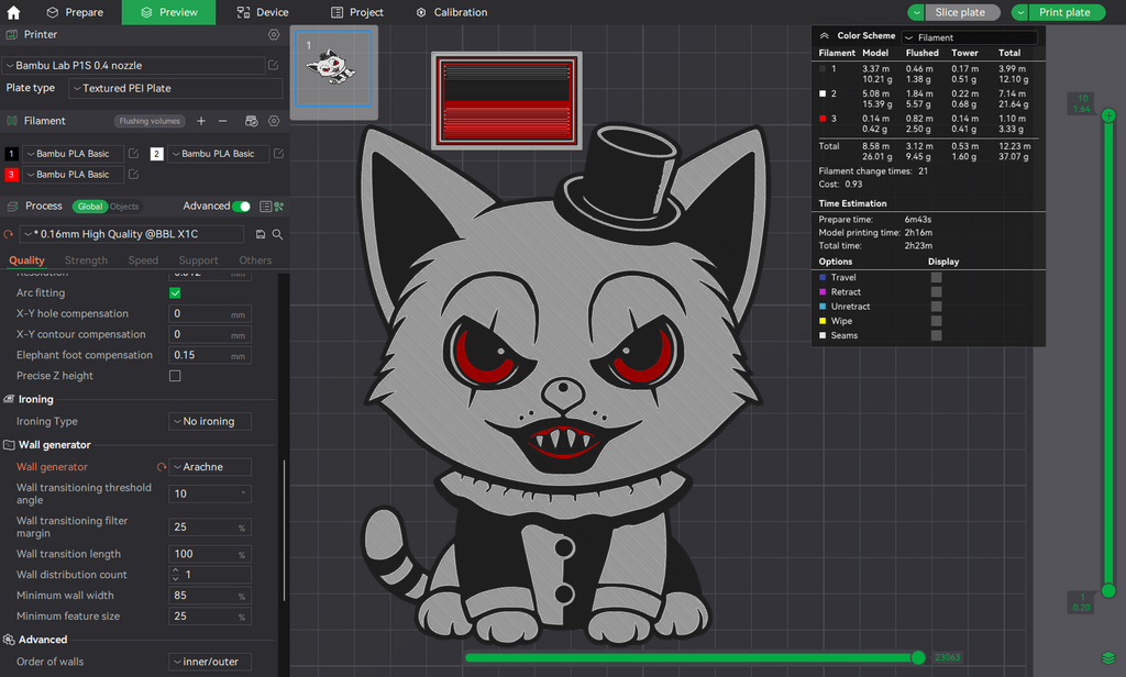 Art The Clown Cat (Terrifier) - User Requested