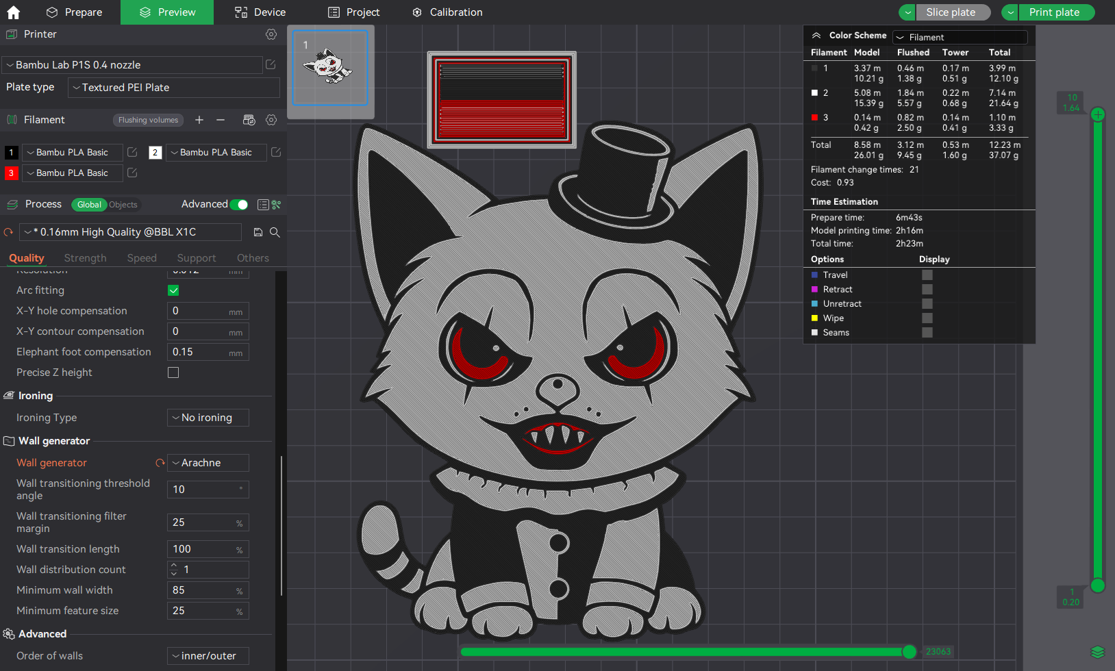 Art The Clown Cat (Terrifier) - User Requested