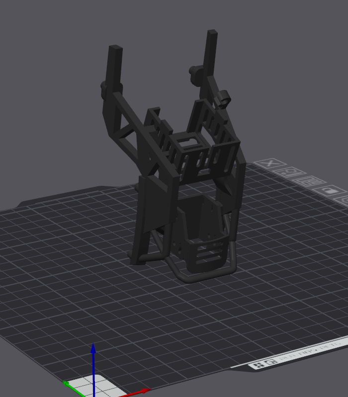 DJI O3 mount for mjx 16208 美佳欣16208 O3图传支架