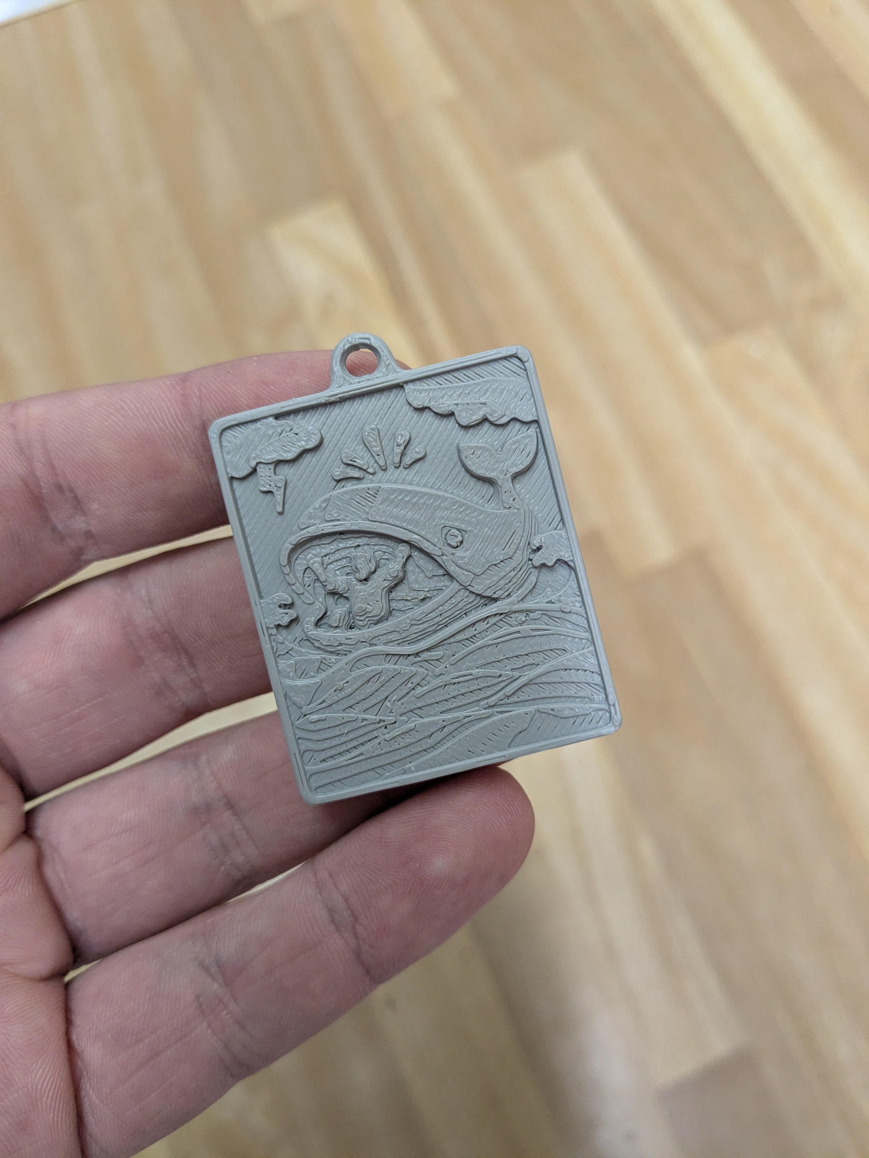 Jonah's Whale Biblical Keychain/Ornament