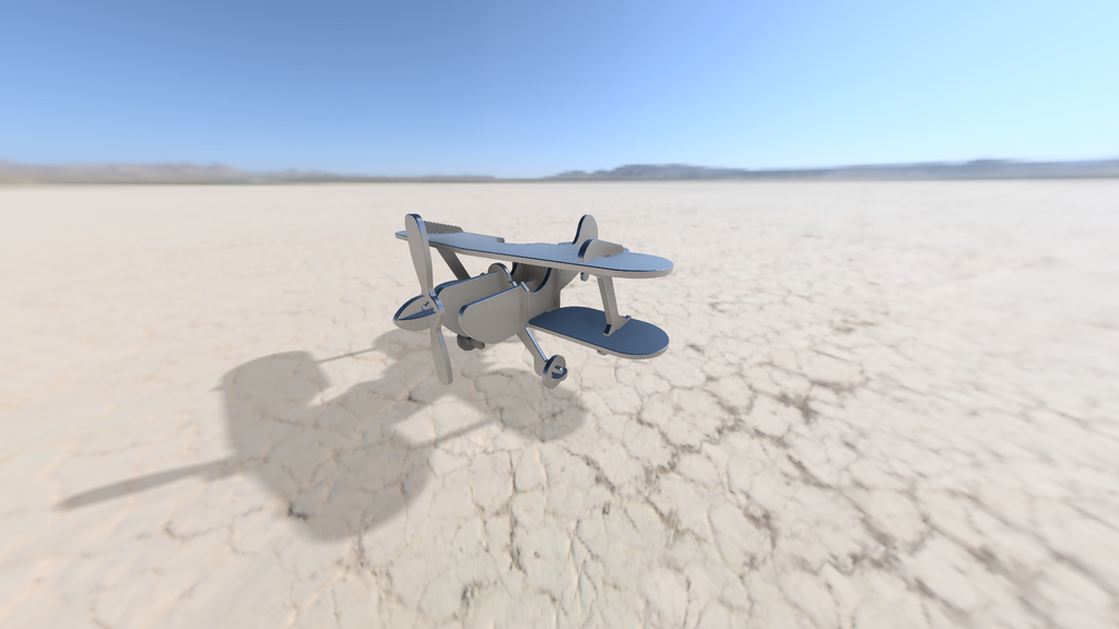 3D Puzzle Plane