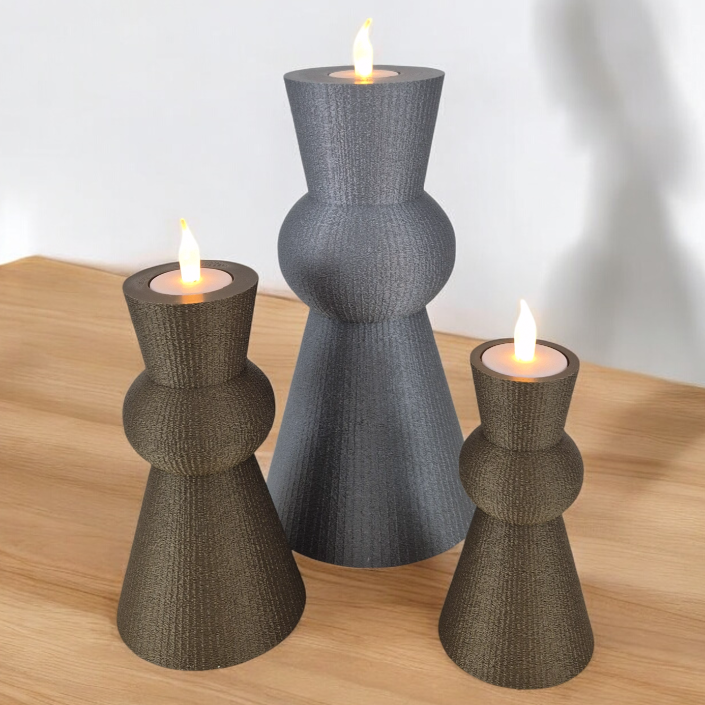 Chandelier - candle stick - tea light - 3 sizes