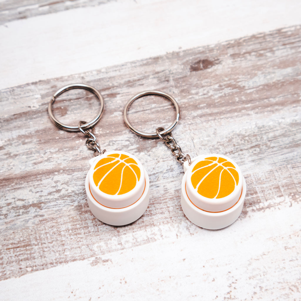 Basketball Clicky Fidget Keychain Toy