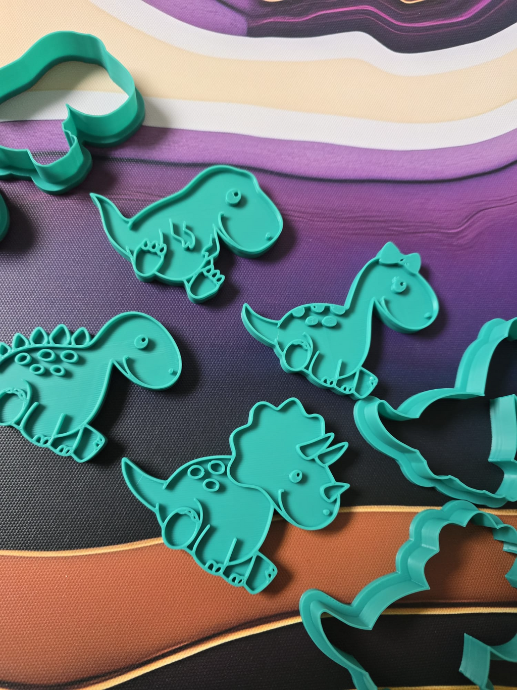 Dino Dinosaurus Animal Set Cookie Cutter Baking