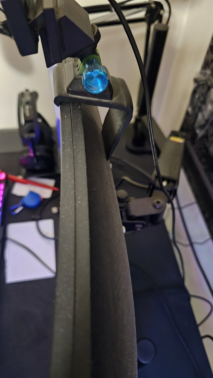 support webcam monitor gopro attachment