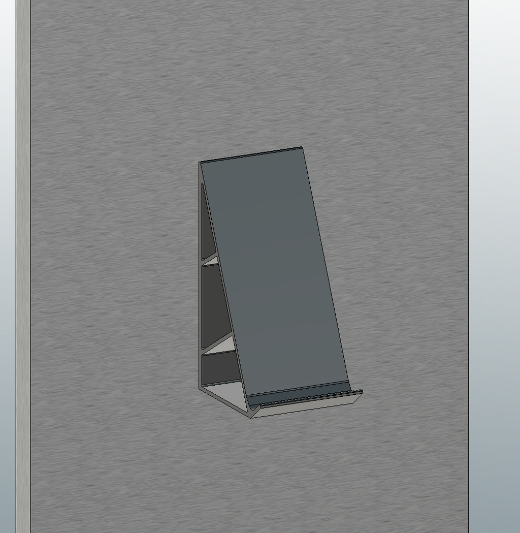 Parametric Phone Holder For Shelf Or Magnets