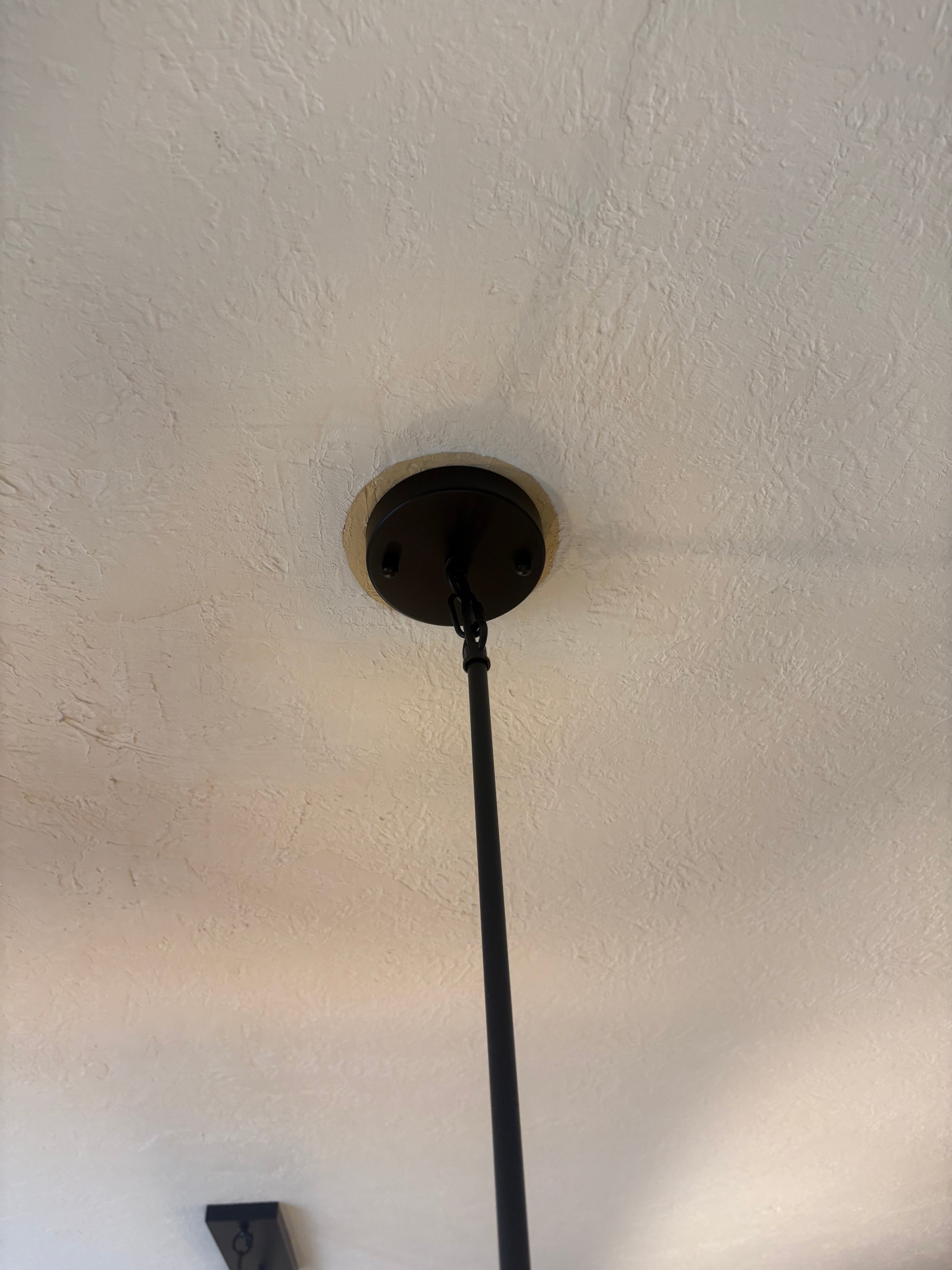 Unpainted Light Fixture Ring
