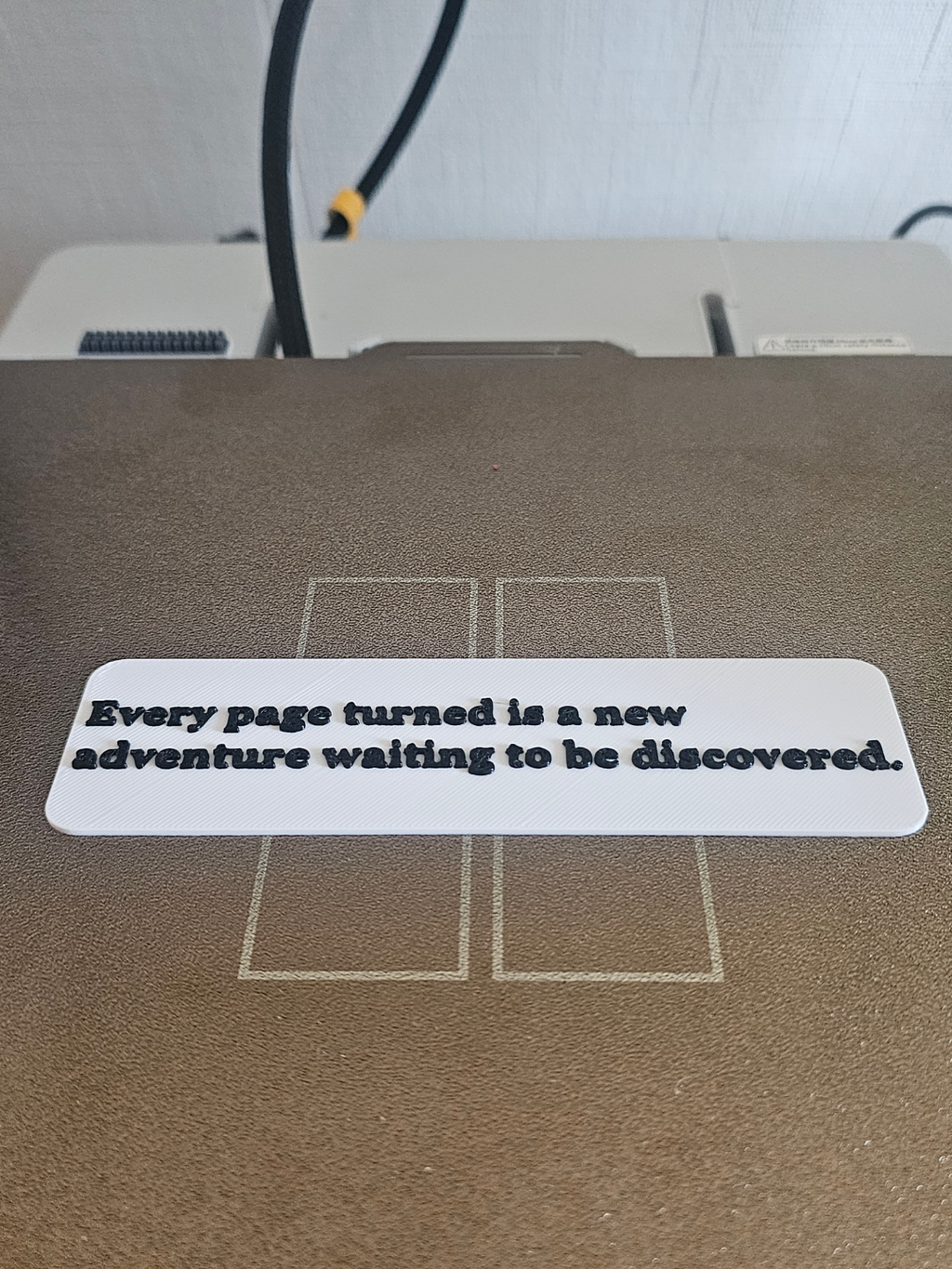 Bookmark with quote (No AMS needed!)