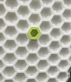 Hinged Hooks for HSW (honeycomb storage wall)