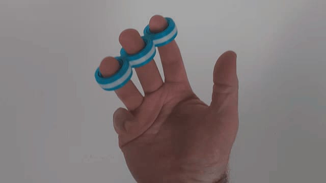 Triple Spinner Fidget Toy (Compact Version)
