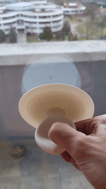 suction balcony door knob