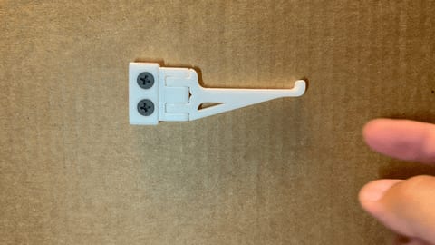 Screw Mount Hinged Hook [Requested Remix] (Swivel)