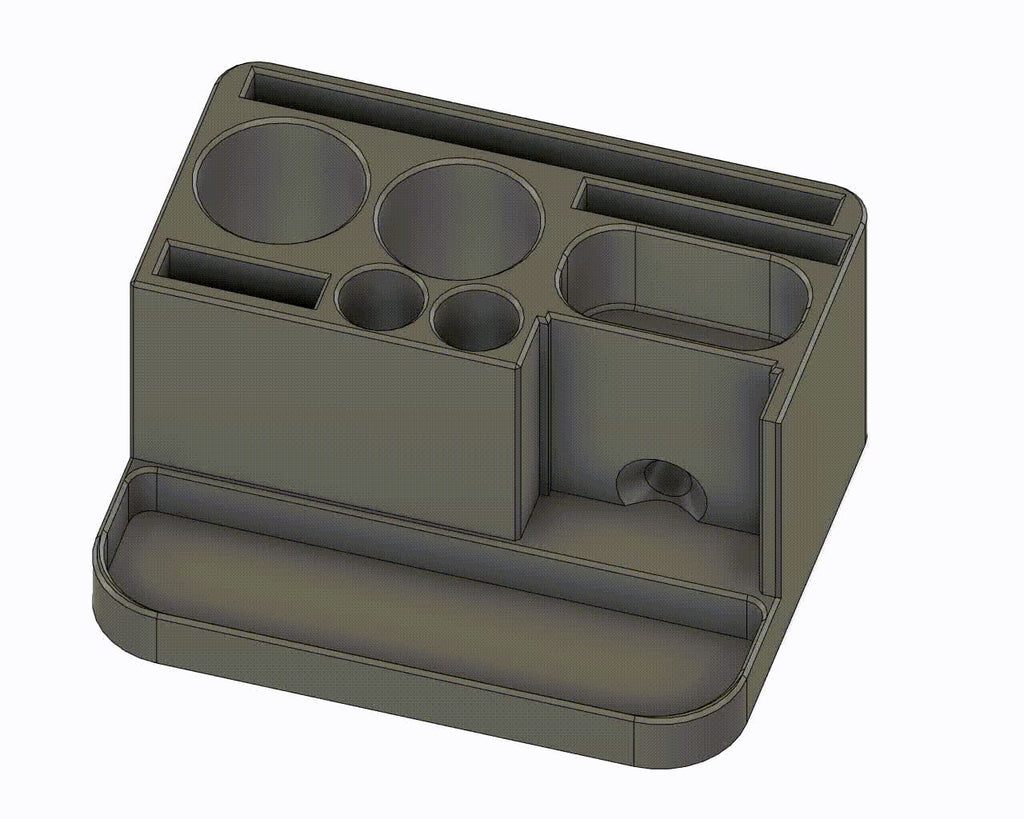 Organizer bedside table for medicine, Apple TV Remote, Airpods, Eve Room and more...