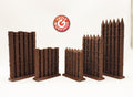 Medieval Palisade Wall Set - Tabletop Terrain