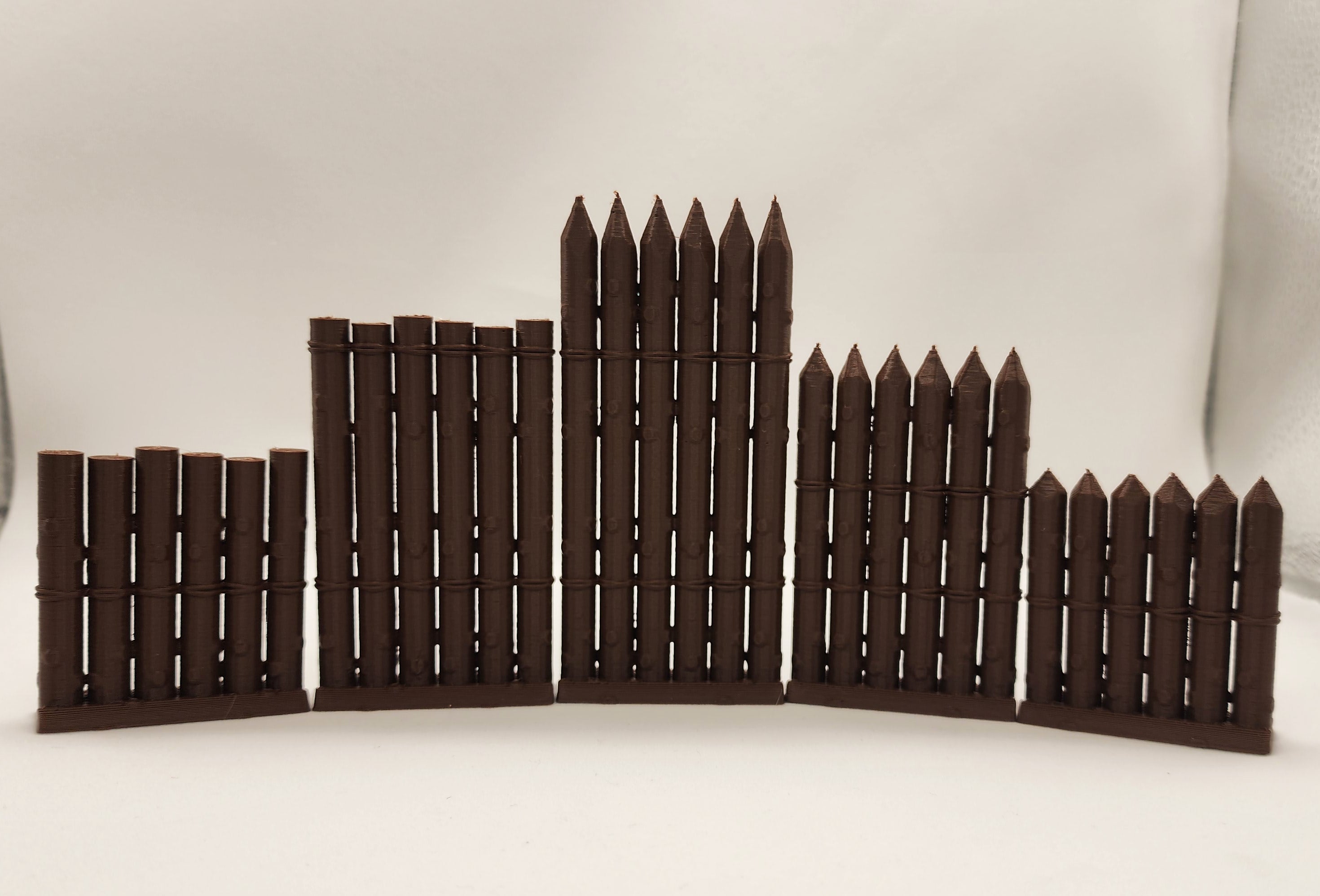 Medieval Palisade Wall Set - Tabletop Terrain