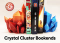 Crystal Cluster Bookends - No Supports