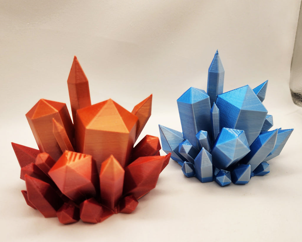 Crystal Cluster Bookends - No Supports