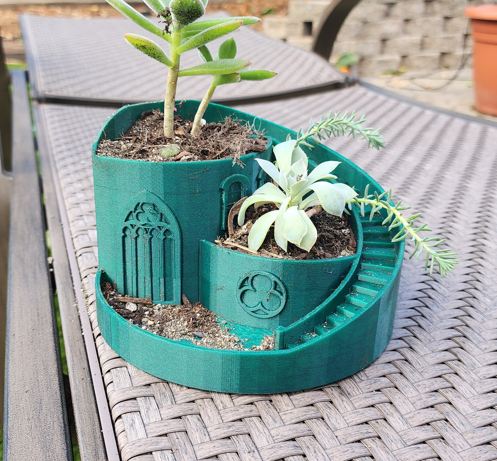3-Tier Fantasy Planter with Drainage