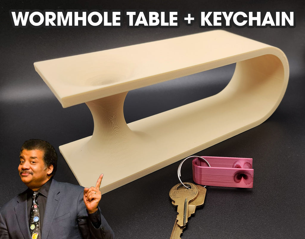 Wormhole Portal Table Display & Keychain
