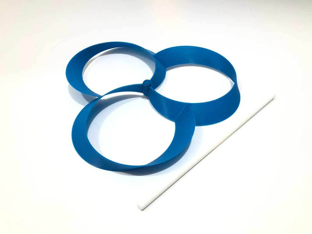Hand Powered Helicopter Propeller Toy