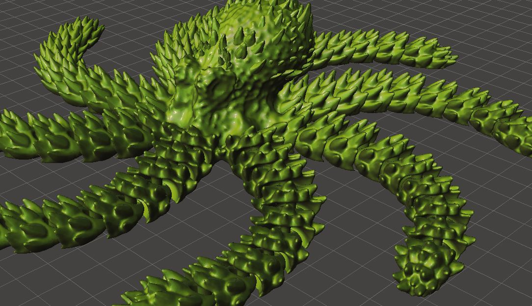 Print-in-Place Kraken Fidget Toy