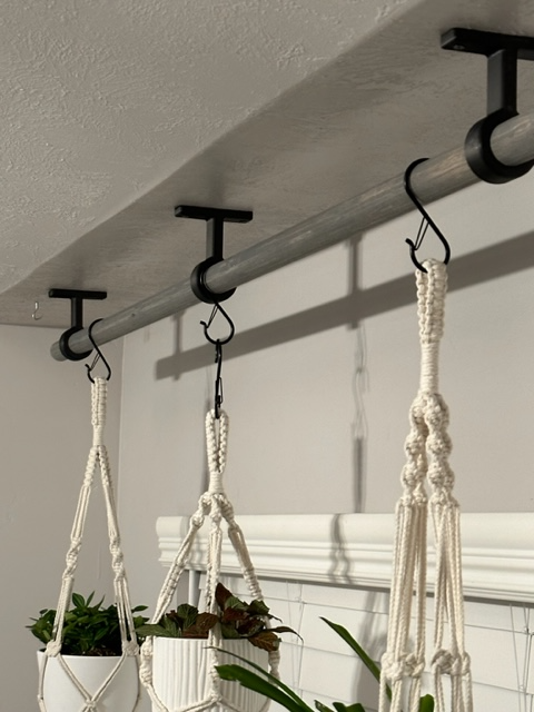 Ceiling Mount Plant Rod Holder (3-Pack)