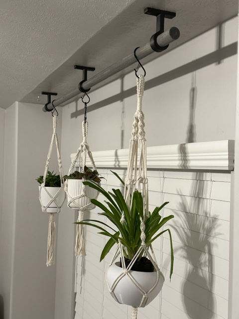 Ceiling Mount Plant Rod Holder (3-Pack)