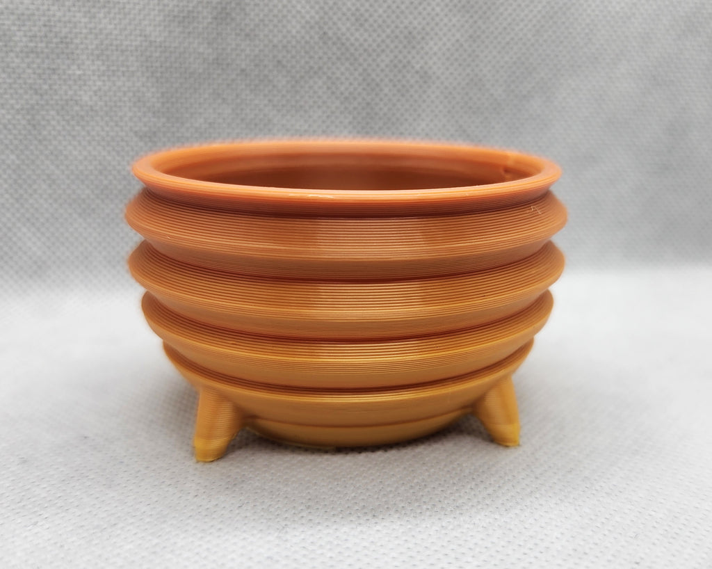 Groovy Cauldron with Feet - No Supports