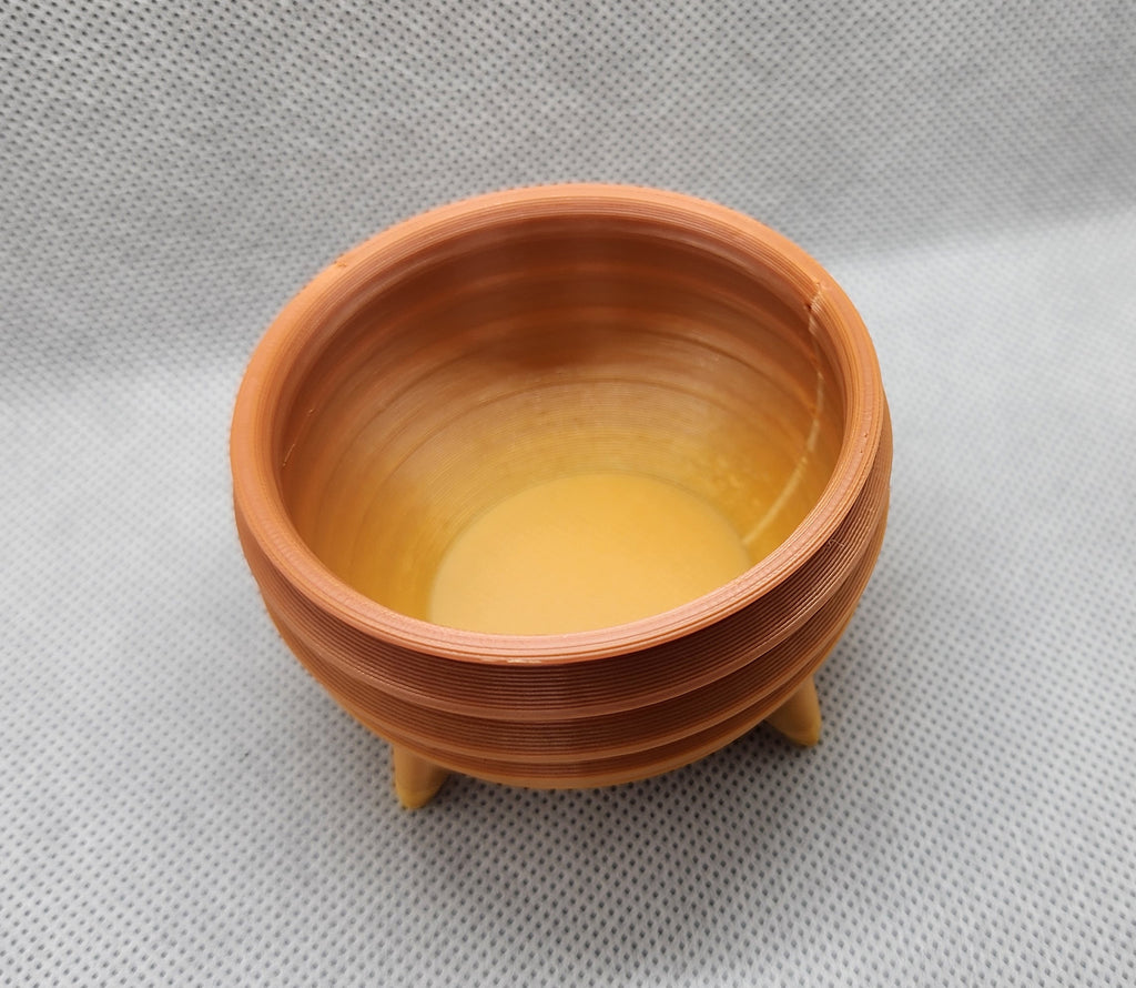 Groovy Cauldron with Feet - No Supports