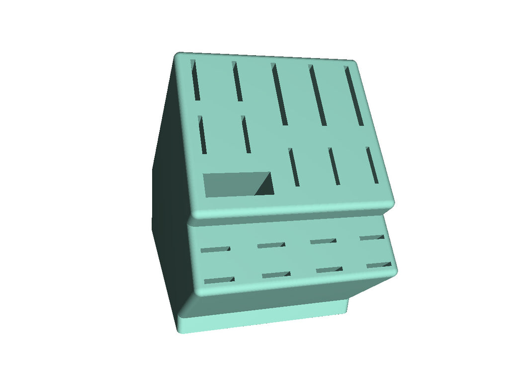 18-Slot Knife Block with Utility Slot